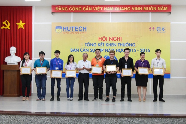 HUTECH tổ chức Hội nghị Tổng kết công tác Ban cán sự lớp năm học 2015 - 2016