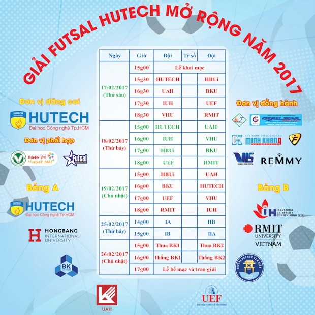 chinh-thuc-khai-mac-giai-futsal-hutech-mo-rong-2017
