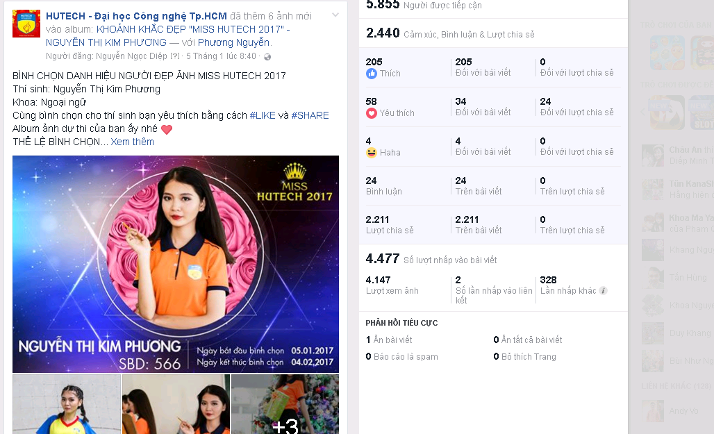 Miss HUTECH 2017: Nguyễn Thị Yến Nhi chiến thắng Giải “Người đẹp ảnh” 55