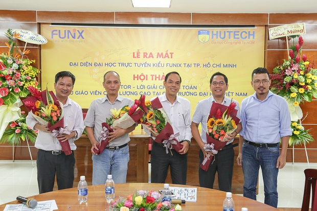 HUTECH tổ chức Lễ ra mắt đại diện đại học trực tuyến kiểu FUNiX tại TP.HCM
