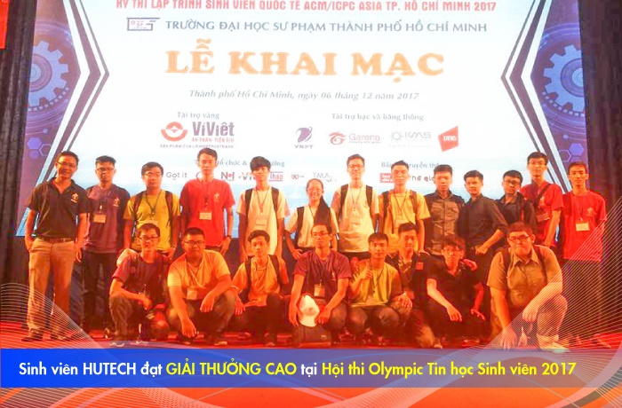 Sinh viên HUTECH đạt giải thưởng cao tại Hội thi Olympic Tin học Sinh viên 2017 7