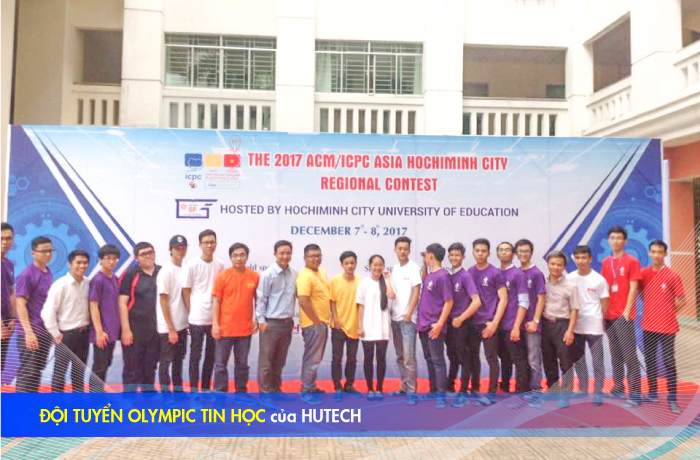 Sinh viên HUTECH đạt giải thưởng cao tại Hội thi Olympic Tin học Sinh viên 2017 18