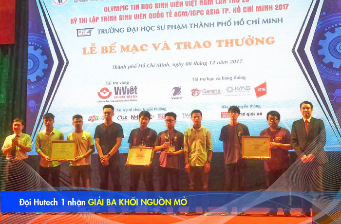 Sinh viên HUTECH đạt giải thưởng cao tại Hội thi Olympic Tin học Sinh viên 2017 30