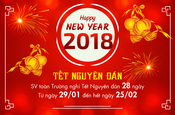 Sinh viên HUTECH sẽ được nghỉ thả ga Tết 2018 41