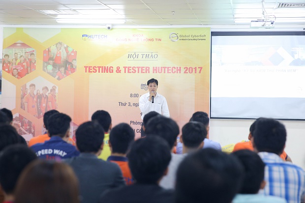 Hội thảo “Testing & Tester HUTECH 2017” chia sẻ nhiều kiến thức chuyên ngành bổ ích đến sinh viên 36