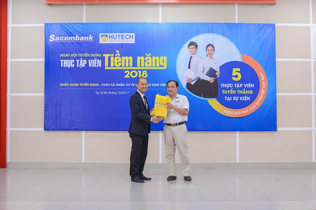 Cơ hội trở thành “Thực tập viên tiềm năng 2018” của Sacombank cho sinh viên HUTECH 72