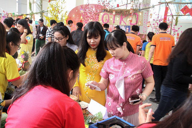 Viện công nghệ Việt - Nhật xuất sắc giành giải nhất cuộc thi làm mứt và trưng bày mâm ngũ quả 95