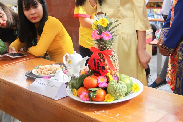 Viện công nghệ Việt - Nhật xuất sắc giành giải nhất cuộc thi làm mứt và trưng bày mâm ngũ quả 135
