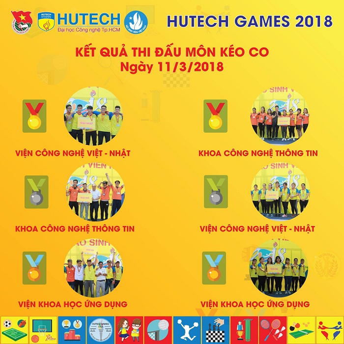 Lịch thi đấu chính thức “HUTECH GAMES 2018” 45
