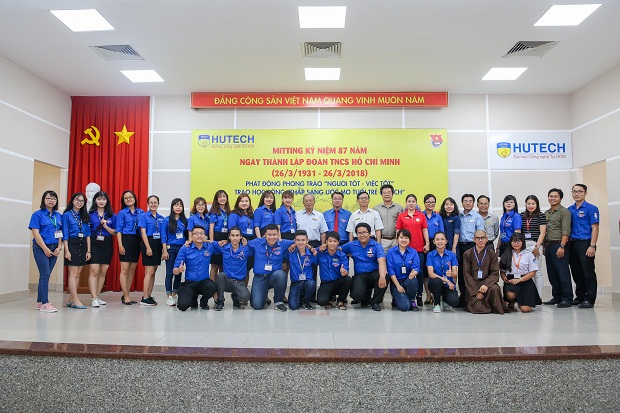 Đại học HUTECH tổ chức Mitting kỷ niệm 87 năm ngày thành lập Đoàn TNCS Hồ Chí Minh 91
