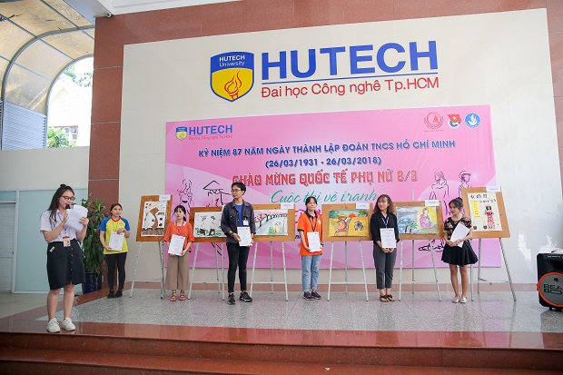 Sinh viên Nhật Bản học – Đại học HUTECH tôn vinh nét đẹp phụ nữ Việt qua những nét vẽ 36