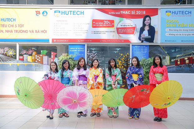 Sinh viên HUTECH hào hứng mặc thử trang phục truyền thống Nhật Bản 46