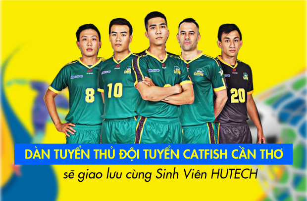 “Dàn sao” Futsal Việt Nam sẽ giao lưu cùng Sinh viên HUTECH vào lúc 16h00 chiều nay 14