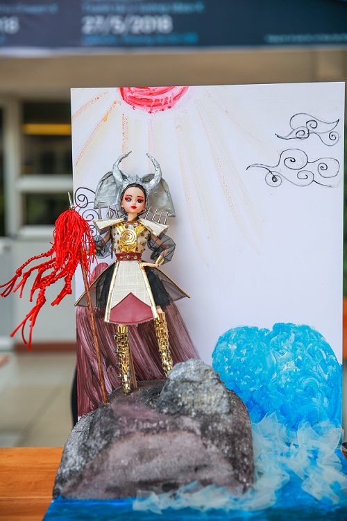 Colorful displays at the Final Round of the "Barbie Doll Fashion Design" Contest 202