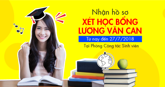 Cơ hội nhận Học bổng Lương Văn Can dành cho sinh viên HUTECH 11