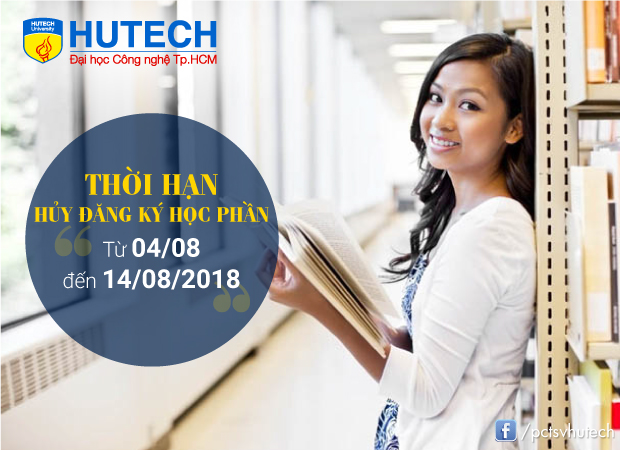 Từ 12/07 - Sinh viên HUTECH bắt đầu đăng ký môn học HKI năm học 2018 - 2019 172