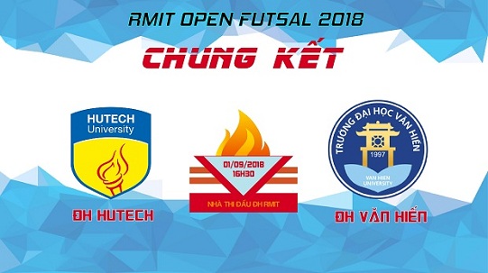 HUTECH sẽ tranh ngôi vô địch tại Chung kết Futsal RMIT 2018 vào 16g30 chiều 1/9 9