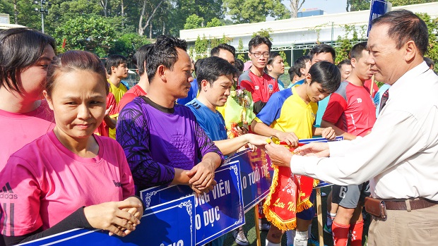 HUTECH tham gia thi đấu tại Giải bóng đá Báo chí – Giáo dục 2018 26