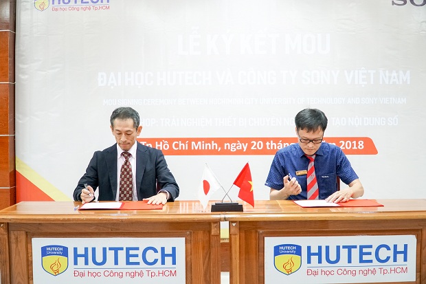 HUTECH Faculty of Communication & Design and Sony Electronics Vietnam Corp. sign MOU 63