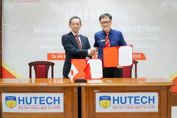 HUTECH Faculty of Communication & Design and Sony Electronics Vietnam Corp. sign MOU 66
