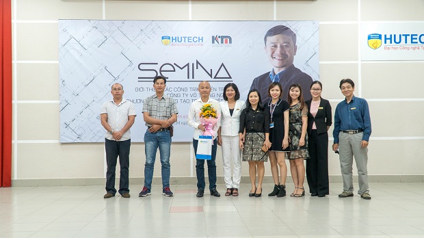 KTS Võ Trọng Nghĩa chia sẻ phương pháp sáng tạo thiết kế xanh với sinh viên HUTECH 85