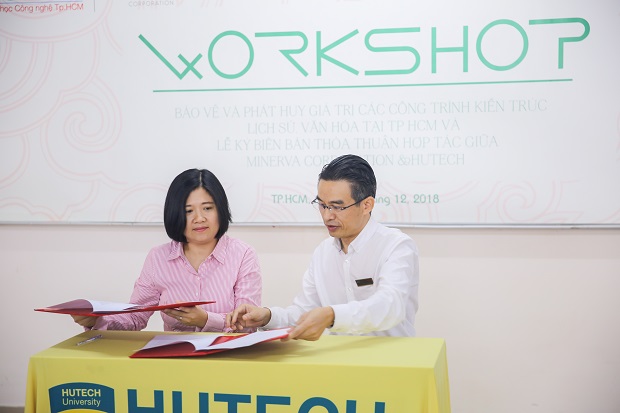 Faculty of Architecture and Arts organizes a Heritage Preservation Workshop and signs a cooperation agreement with Minerva Technology Solutions JSC 44