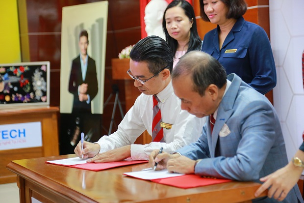 Đại học Công Nghệ TPHCM (HUTECH) và công ty Phụ liệu Hiền ký kết thỏa thuận hợp tác 132