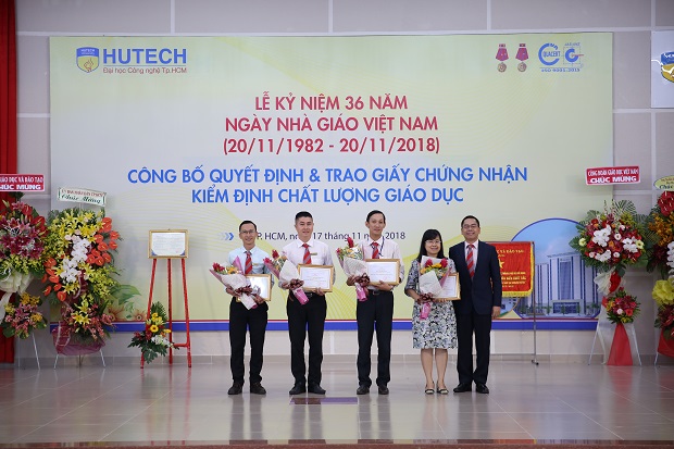 HUTECH kỷ niệm ngày Nhà giáo Việt Nam và nhận Chứng nhận đạt chuẩn kiểm định chất lượng giáo dục 96