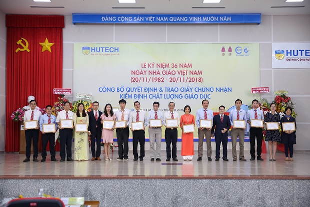 HUTECH kỷ niệm ngày Nhà giáo Việt Nam và nhận Chứng nhận đạt chuẩn kiểm định chất lượng giáo dục 110