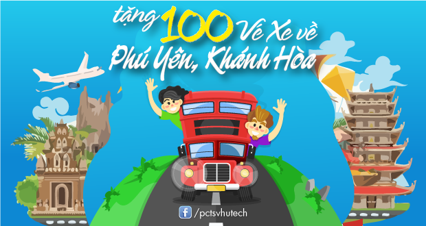 Tặng 100 vé xe về Khánh Hòa, Phú Yên Tết 2019 cho sinh viên HUTECH 9
