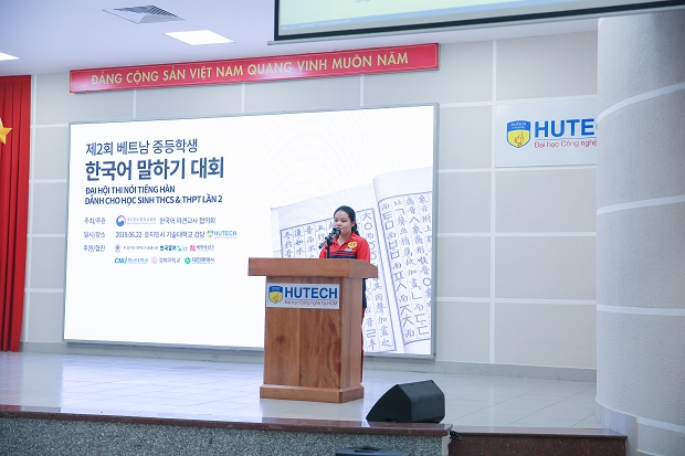 HUTECH đăng cai Vòng chung kết Đại hội thi nói tiếng Hàn dành cho học sinh 55