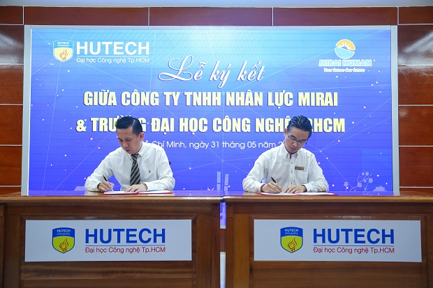 HUTECH ký kết hợp tác với Công ty TNHH Nhân lực MIRAI 11