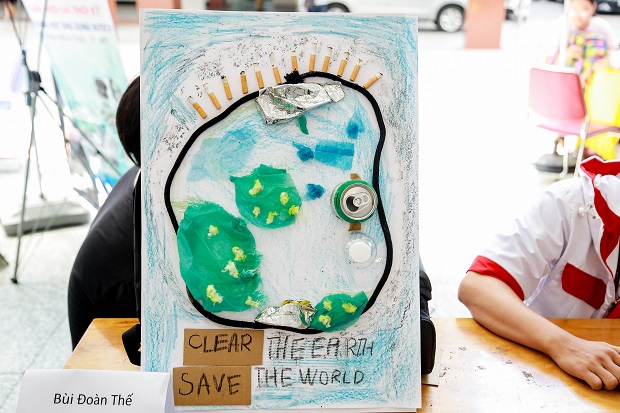 Viện Khoa học Ứng dụng HUTECH thi vẽ tranh “Save the Earth” nhân ngày Môi trường thế giới 97
