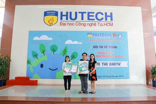 Viện Khoa học Ứng dụng HUTECH thi vẽ tranh “Save the Earth” nhân ngày Môi trường thế giới 134