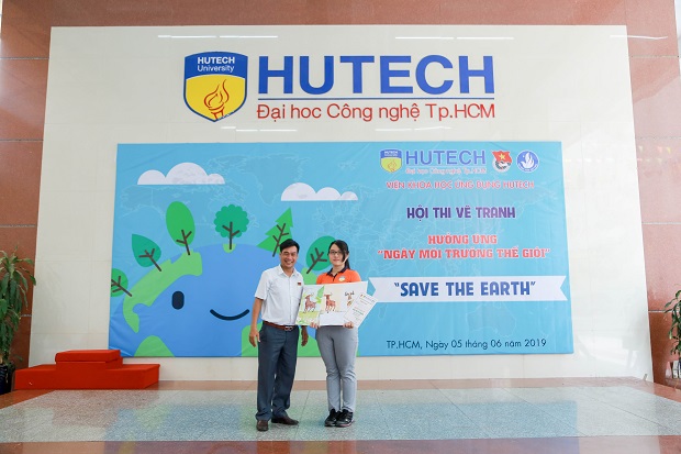 Viện Khoa học Ứng dụng HUTECH thi vẽ tranh “Save the Earth” nhân ngày Môi trường thế giới 143