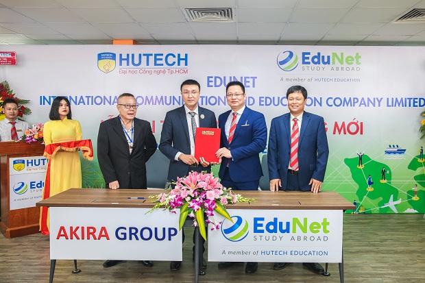 Trung tâm Du học toàn cầu EduNet khai trương văn phòng mới tại HUTECH 63