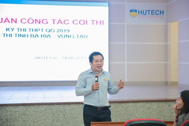 HUTECH lecturers and staff prepare for proctoring and supervision of the 2019 National High School Graduation Exam in Ba Ria - Vung Tau 86