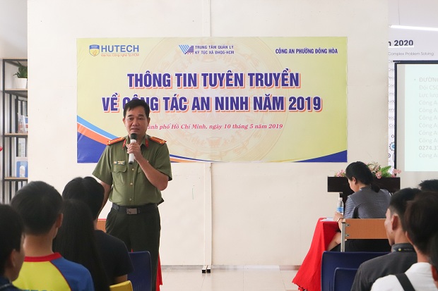 Gặp mặt Sinh viên HUTECH ở KTX ĐHQG-TPHCM và Tuyên truyền công tác an ninh năm 2019 119