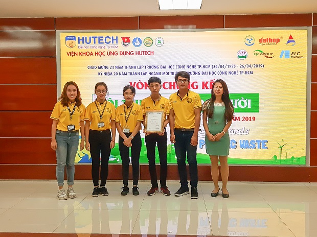 Giải Nhất cuộc thi “Môi trường và Con người” lần X - 2019 gọi tên Greentech HUTECH 109