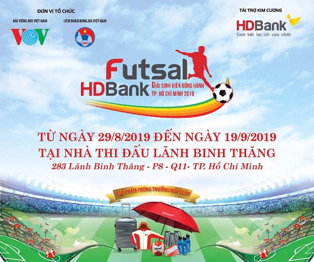 HUTECH giành 2 chiến thắng tại Giải Futsal Sinh viên đồng hành TP.Hồ Chí Minh tranh cúp HDBank 2019 12