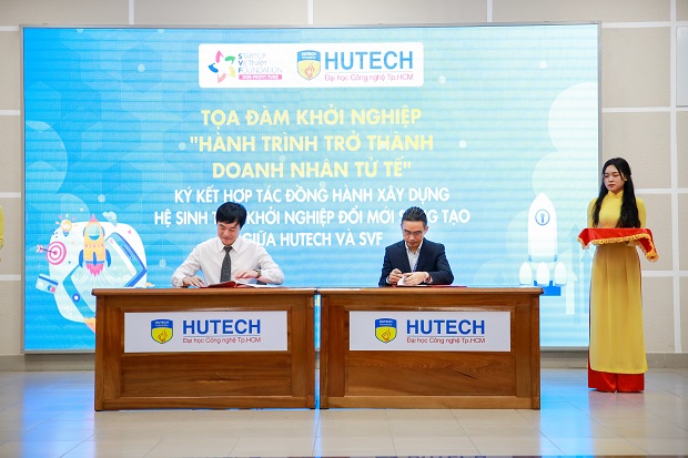 Sinh viên HUTECH học cách trở thành doanh nhân tử tế với Tổng Giám đốc Ngân hàng TMCP An Bình 77