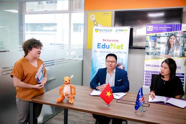 Tổ chức Giáo dục và Đào tạo QTS (Úc) ký kết hợp tác chiến lược với EduNet 15
