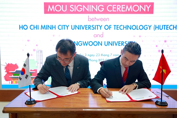 HUTECH ký kết MOU hợp tác với trường Đại học Kwangwoon (Hàn Quốc) 25