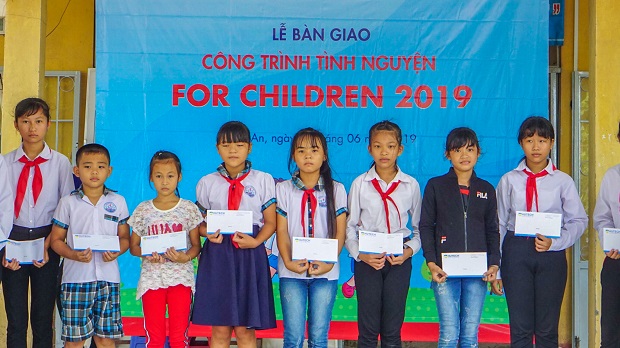 Công trình tình nguyện “For Children” khoác diện mạo mới cho trường THCS Bình Đức 89
