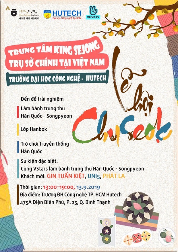 Đón Trung thu theo kiểu Việt Nam và Hàn Quốc tại “Chusoek Festival” cùng sinh viên HUTECH 31