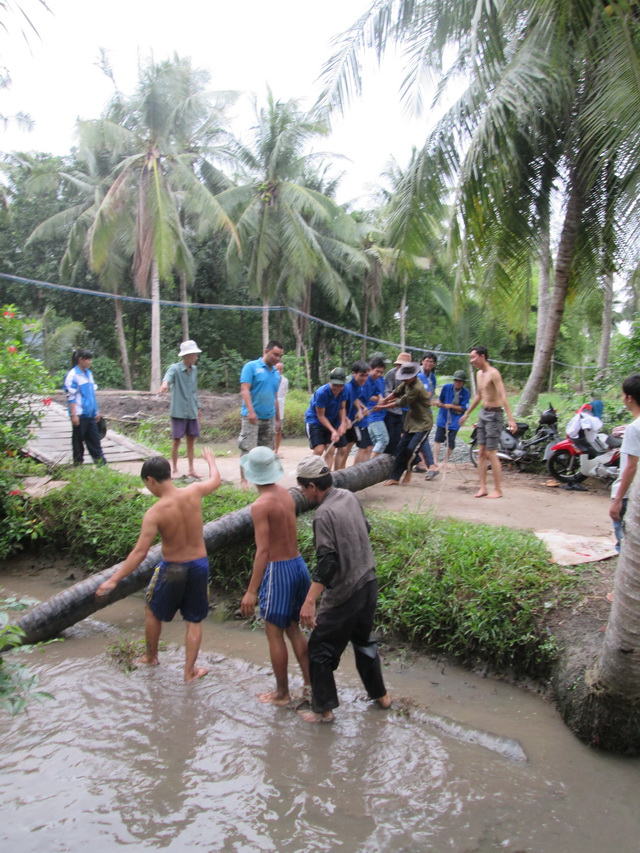 HUTECH khởi công xây dựng công trình thanh niên đầu tiên tại mặt trận huyện Thạnh Phú, tỉnh Bến Tre  28