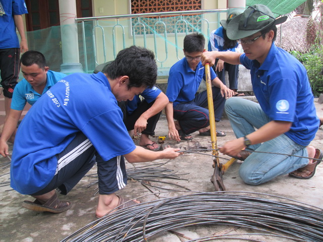 HUTECH khởi công xây dựng công trình thanh niên đầu tiên tại mặt trận huyện Thạnh Phú, tỉnh Bến Tre  10