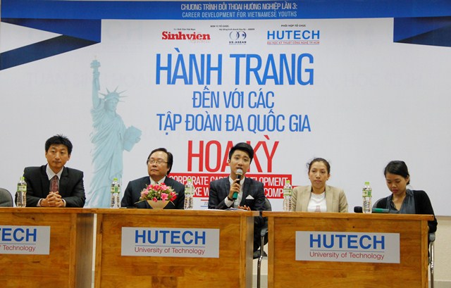 Các tập đoàn đa quốc gia hàng đầu Hoa Kỳ chia sẻ kinh nghiệm với Sinh viên TPHCM tại HUTECH  7
