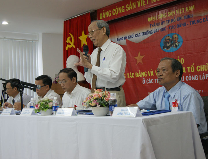 Hội thảo “Công tác đảng và vai trò của tổ chức cơ sở đảng ở các trường ngoài công lập” 13