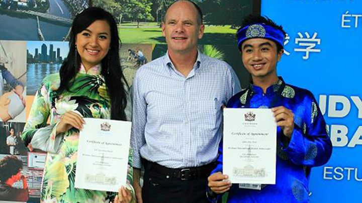 HUTECH former student selected the typical embassadress for Vietnam's Education in Australia 6